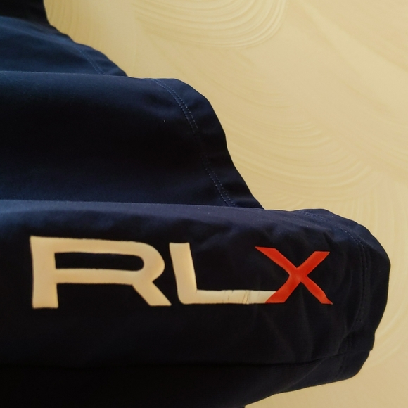 Men's RLX Ralph Lauren Quarter Zip Pullover with Tom's Run Golf Course Logo - Picture 3 of 5